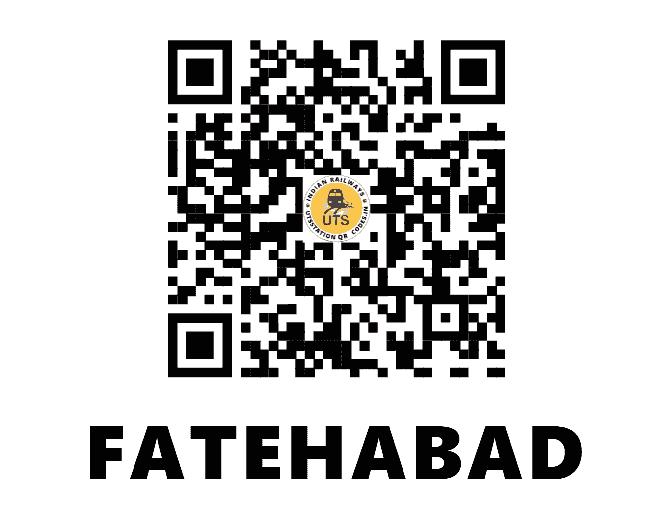 UTS QR Code for FATEHABAD - FAB (NC - UTTAR PRADESH)